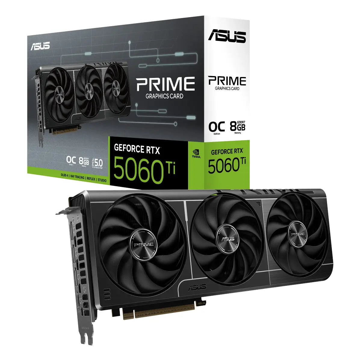 การ์ดจอ Asus PRIME GeForce RTX 5060 Ti 8GB GDDR7 OC Edition - SpeedCom