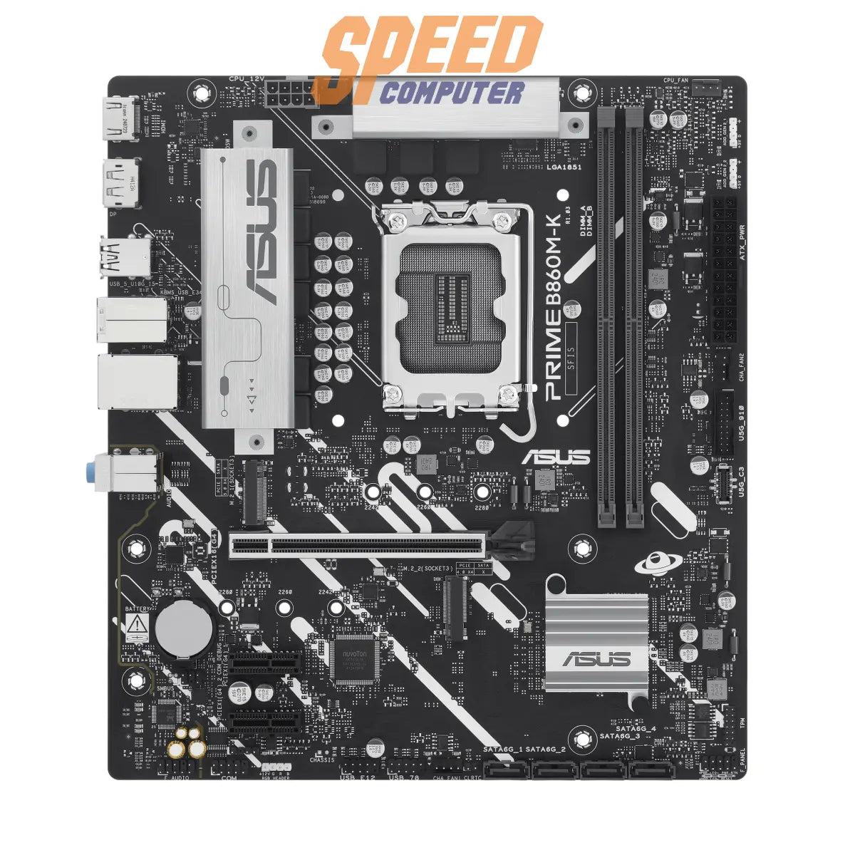 เมนบอร์ด Asus Prime B860M-K-CSM DDR5 LGA 1851 สีดำ - SpeedCom