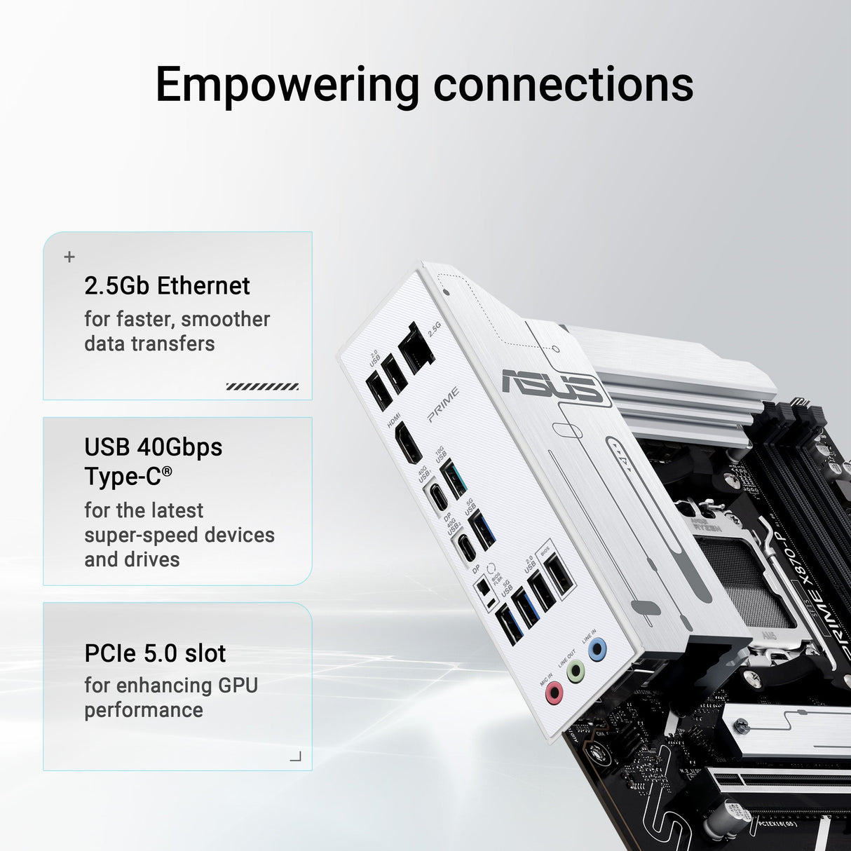 เมนบอร์ด Asus Prime X870-P-CSM DDR5 AM5 ATXSpeedCom