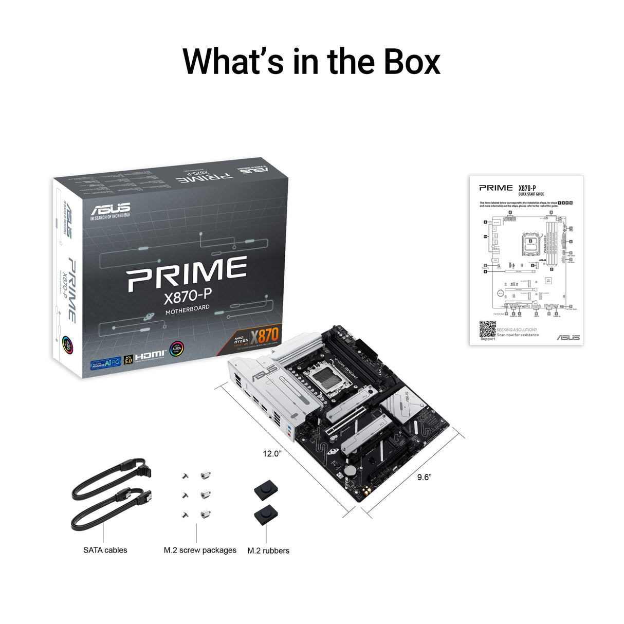 เมนบอร์ด Asus Prime X870-P-CSM DDR5 AM5 ATXSpeedCom