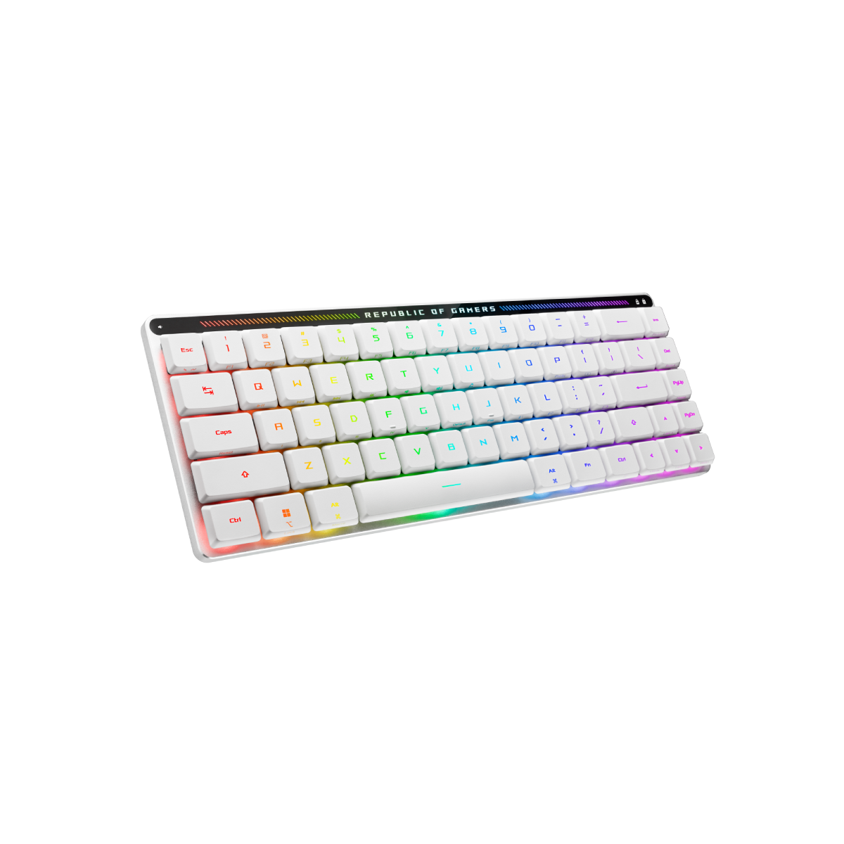 คีย์บอร์ด Asus ROG Falchion RX Low Profile Thai-ENG สีขาวSpeedCom