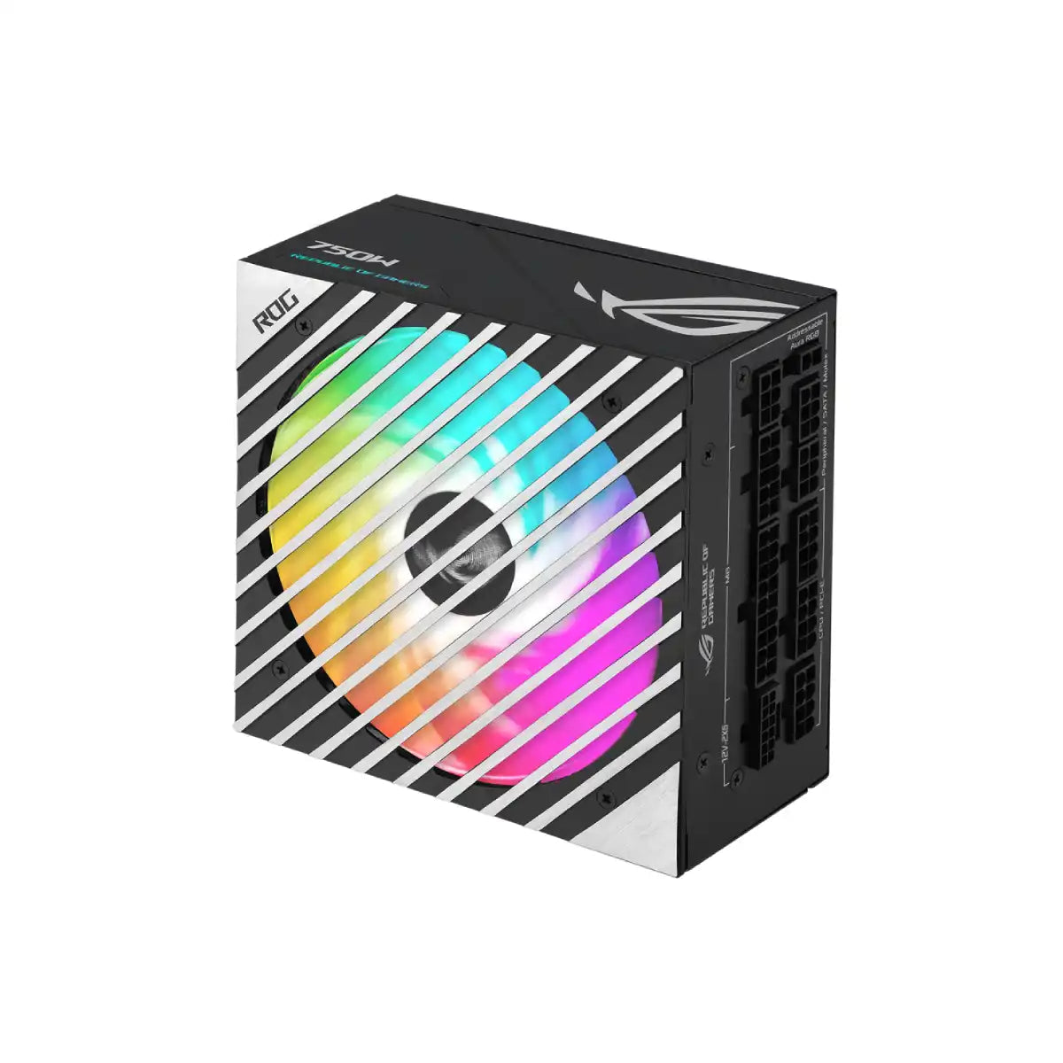 อุปกรณ์จ่ายไฟ Asus ROG LOKI 750P 750W 80 PLUS PLATINUM SFX-L GAMING ARGB ASUS-ROG-LOKI-750P สีดำSpeedCom