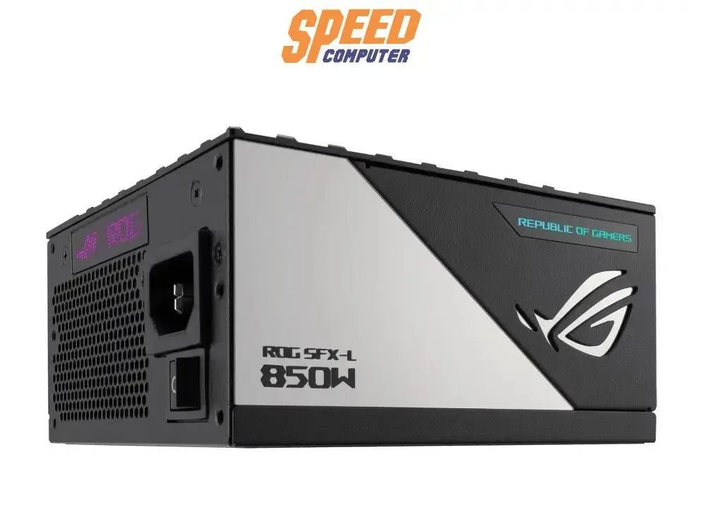 อุปกรณ์จ่ายไฟ Asus ROG LOKI 850P 850W 80 PLUS PLATINUM SFX - L GAMING ARGB ASUS - ROG - LOKI - 850P สีดำ - SpeedCom