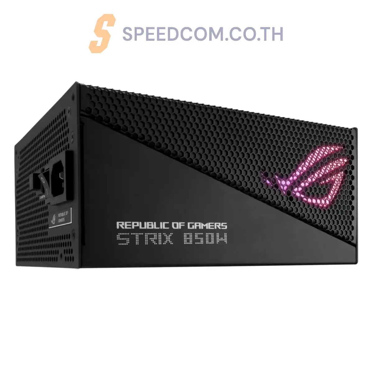 อุปกรณ์จ่ายไฟ Asus ROG STRIX 850W Gold Aura Edition 80Plus Gold - SpeedCom