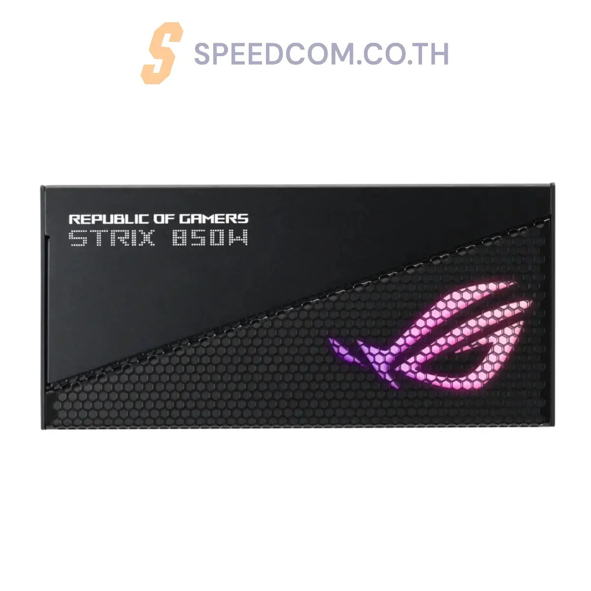 อุปกรณ์จ่ายไฟ Asus ROG STRIX 850W Gold Aura Edition 80Plus Gold - SpeedCom