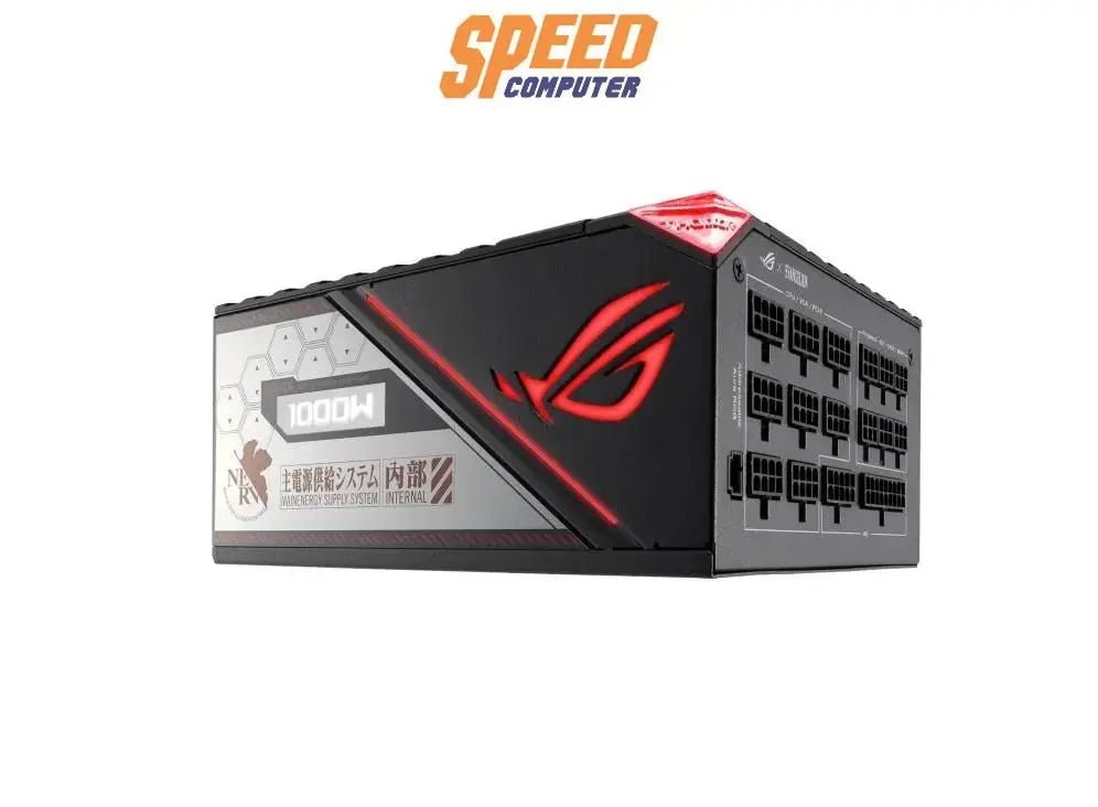 อุปกรณ์จ่ายไฟ Asus ROG THOR 1000P2 EVA GAMING 1000W 80 PLUS PLATINUM ATX ASUS-ROG-THOR-1000P2-EVA-02-EDITION สีดำ - SpeedCom