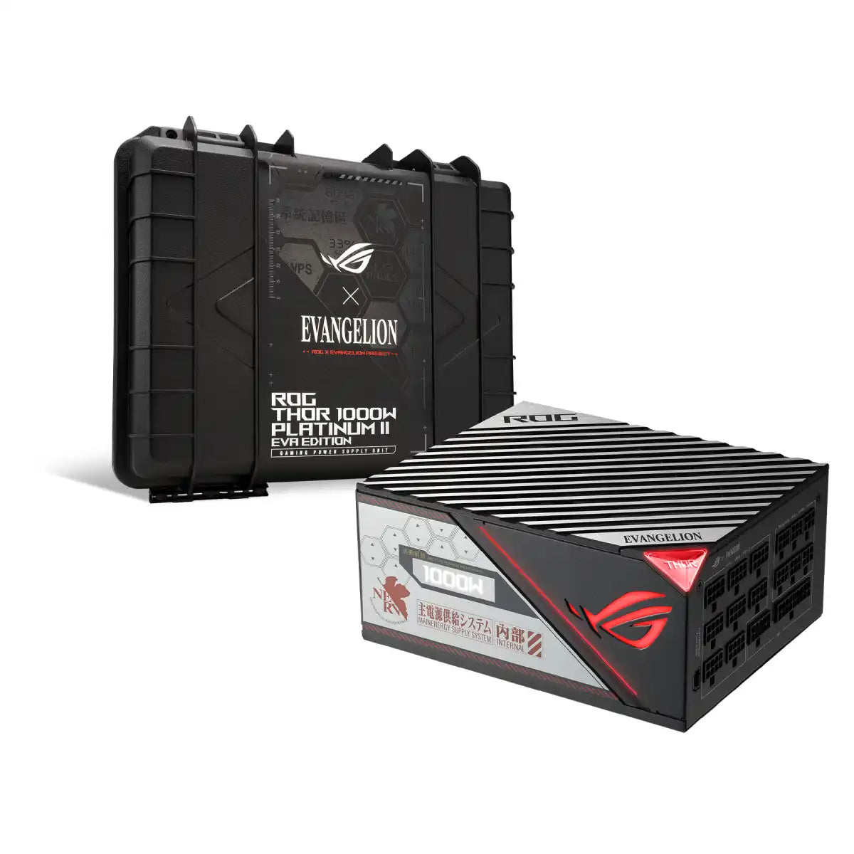 อุปกรณ์จ่ายไฟ Asus ROG THOR 1000P2 EVA GAMING 1000W 80 PLUS PLATINUM ATX ASUS-ROG-THOR-1000P2-EVA-02-EDITION สีดำSpeedCom