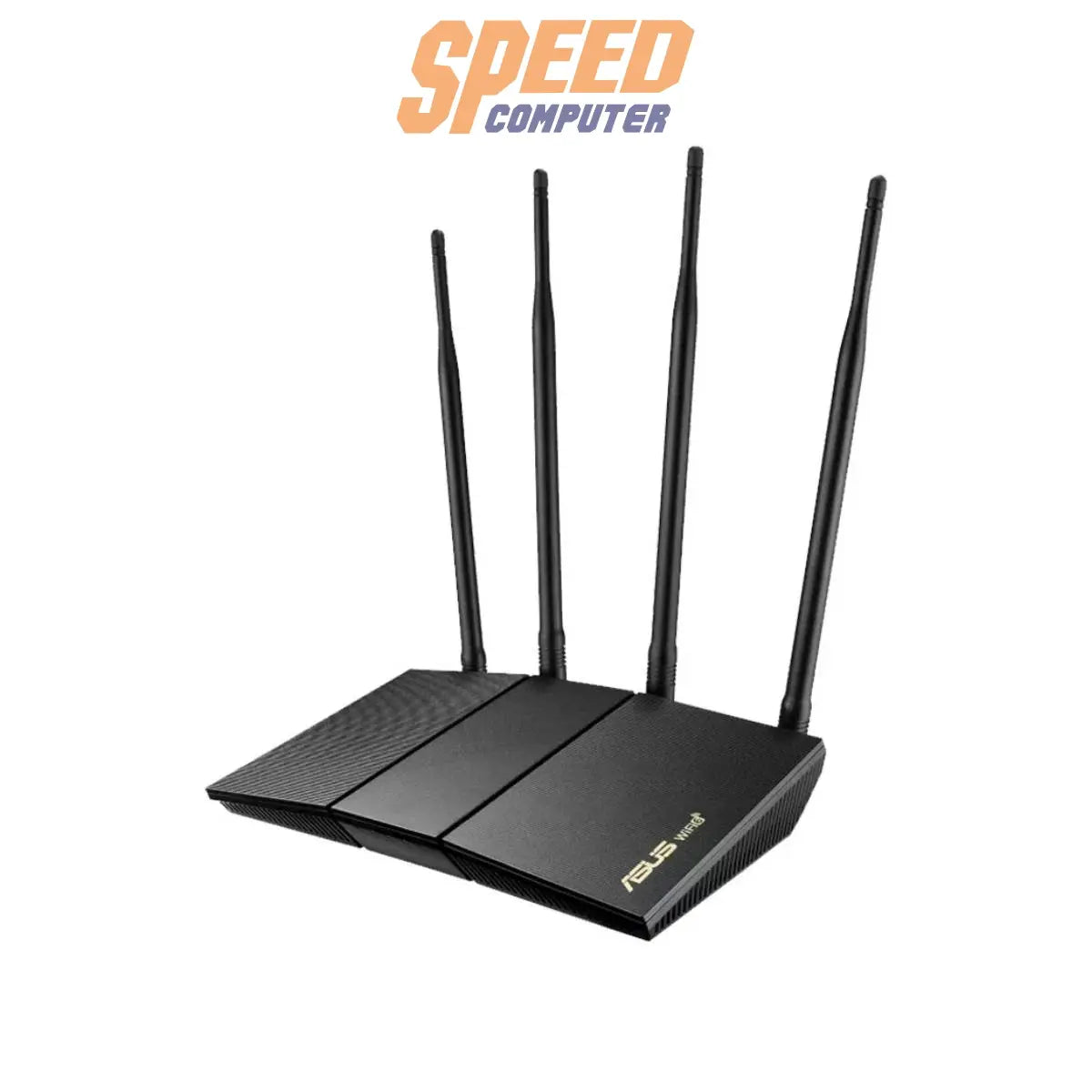 เราเตอร์ Asus RT-AX1800HP V2 สีดำ มาตรฐาน Wi-Fi 6 ความเร็วสูง รองรับการเชื่อมต่อพร้อมกันหลายอุปกรณ์ เหมาะสำหรับใช้งานในบ้านและสำนักงาน