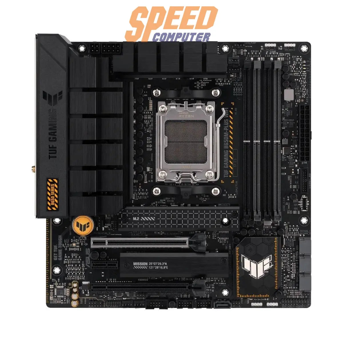 เมนบอร์ด Asus TUF GAMING B650M PLUS WIFI AM5 - SpeedCom