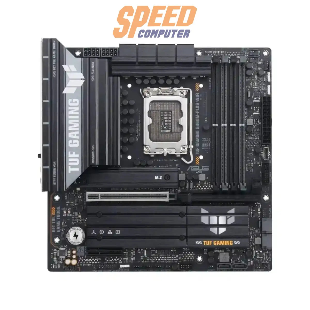 เมนบอร์ด Asus TUF GAMING B860M PLUS DDR5 LGA1851 Micro-ATX - SpeedCom