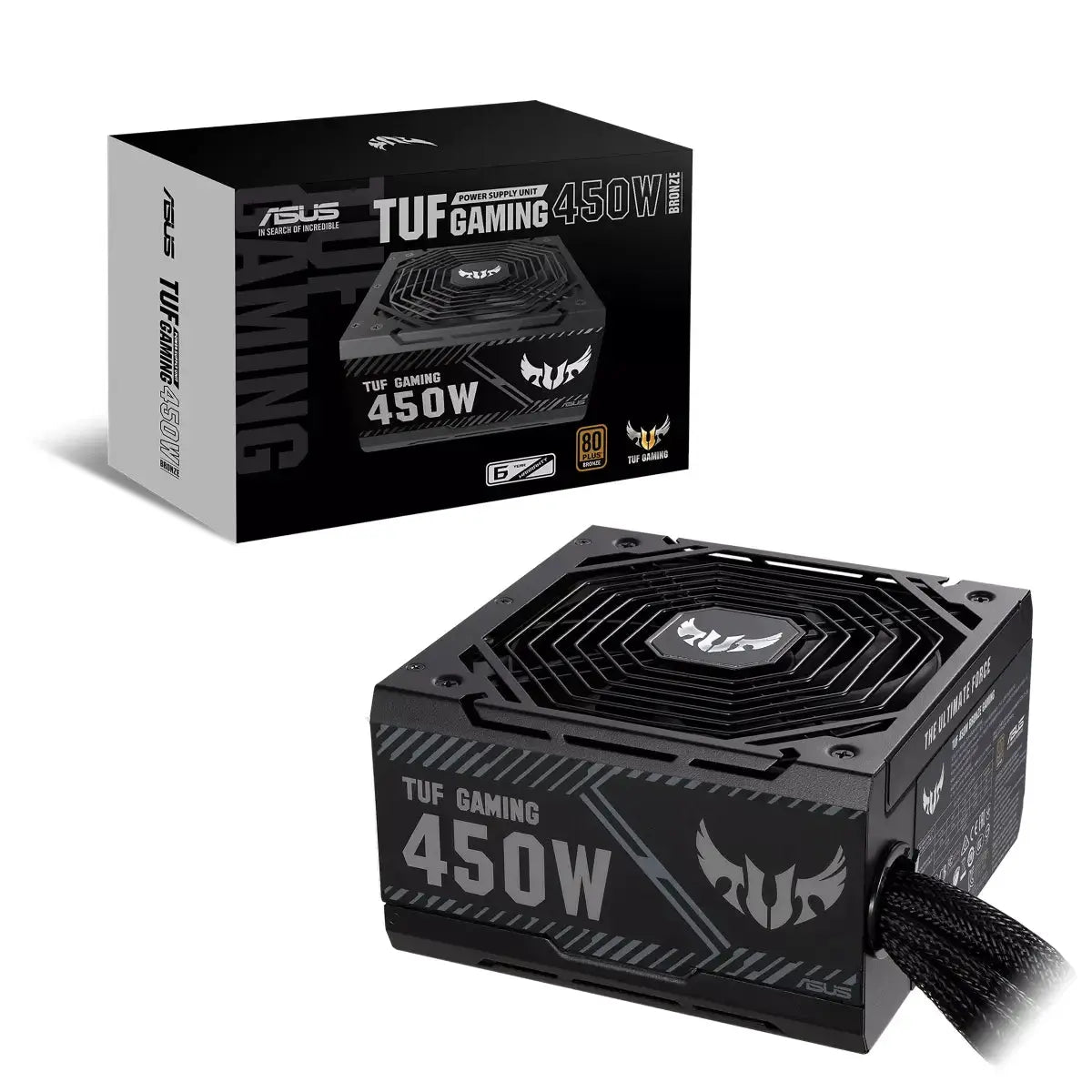 อุปกรณ์จ่ายไฟ Asus TUF Gaming 450W 80Plus Bronze ATX - SpeedCom