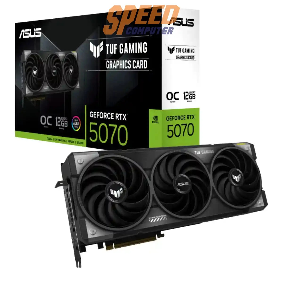 การ์ดจอ Asus TUF Gaming GeForce RTX 5070 12GB GDDR7 OC Edition - SpeedCom