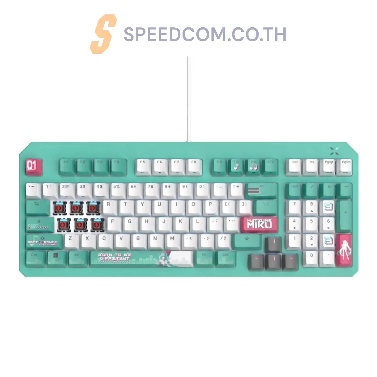 คีย์บอร์ด Asus TUF Gaming K3 Gen II Hatsune Miku Edition - SpeedCom