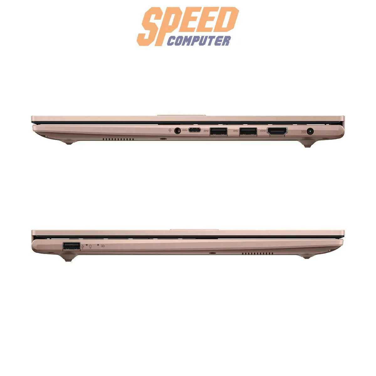 โน๊ตบุ๊ค Asus Vivobook 15 X1504VA - ROSE365WA i3 Gen13 สีส้มอิฐ (Terra Cotta) - SpeedCom
