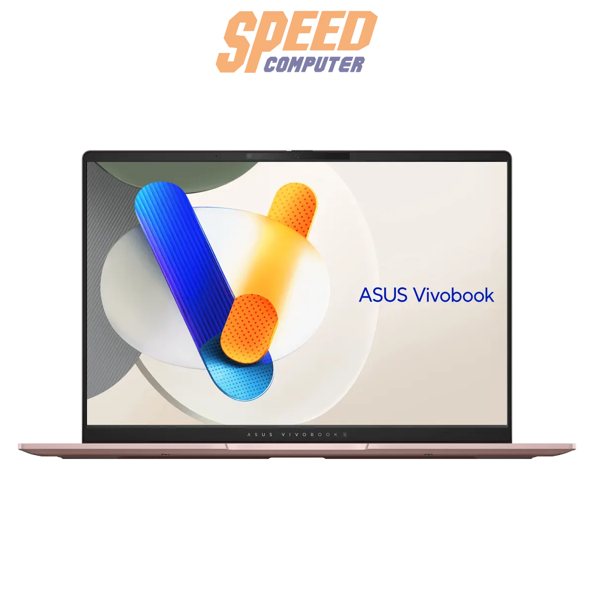 โน๊ตบุ๊ค Asus Vivobook S14 D5406KA - ROSE792WA Ryzen AI 7 สีชมพู่ (Rose Gold) - SpeedCom