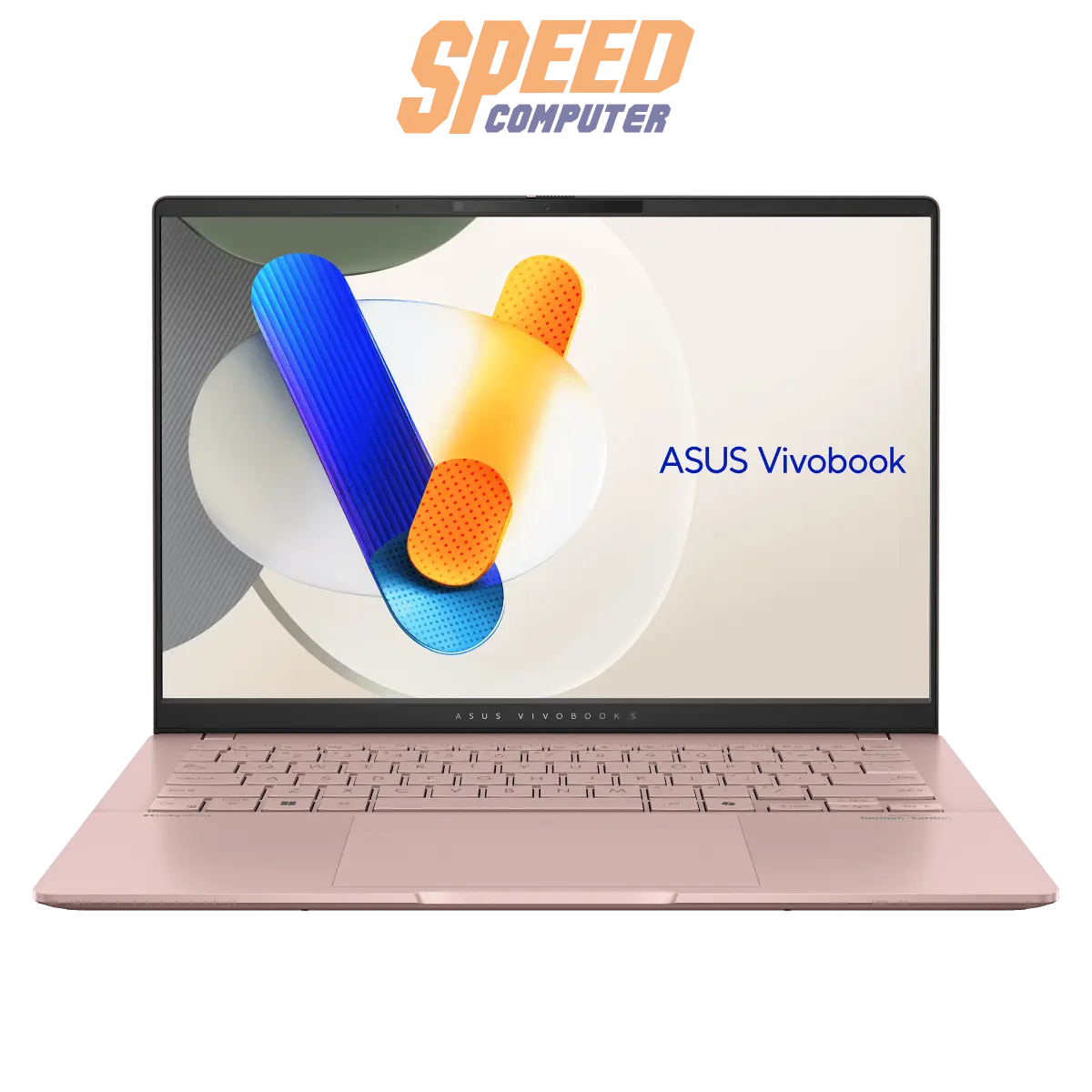 โน๊ตบุ๊ค Asus Vivobook S14 D5406KA - ROSE792WA Ryzen AI 7 สีชมพู่ (Rose Gold) - SpeedCom