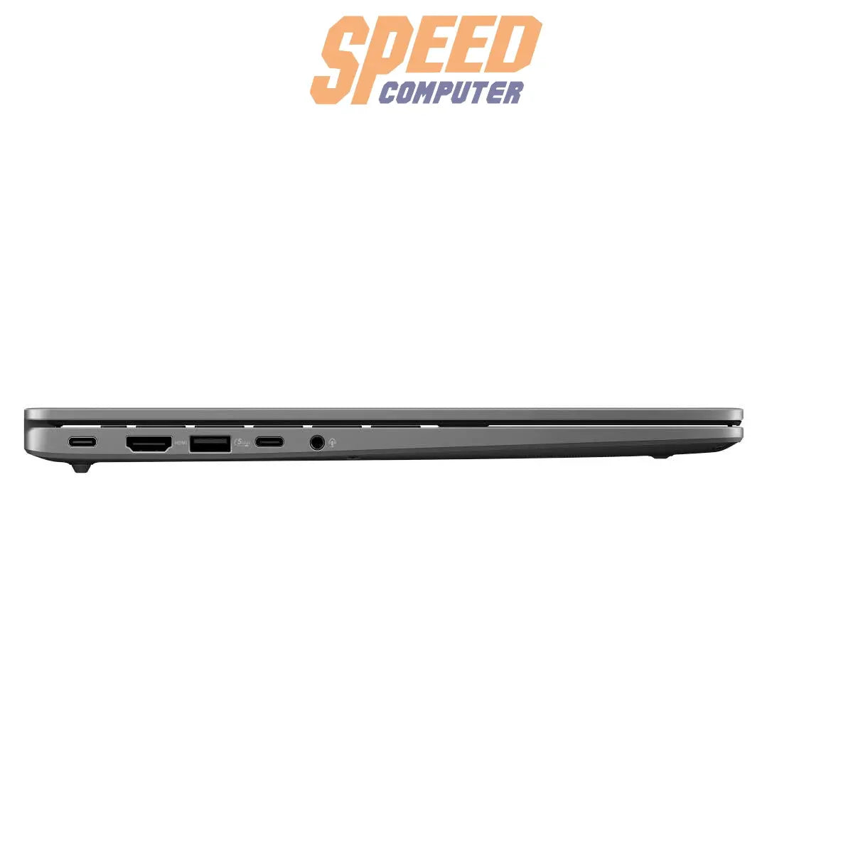 โน๊ตบุ๊ค Asus Vivobook S14 รุ่น S3407CA-LY729WA มาพร้อมชิป Intel Core Ultra 7 255H ดีไซน์บางเบา สีเทา Matte Gray เหมาะสำหรับทำงาน มัลติทาสก์ และพกพา