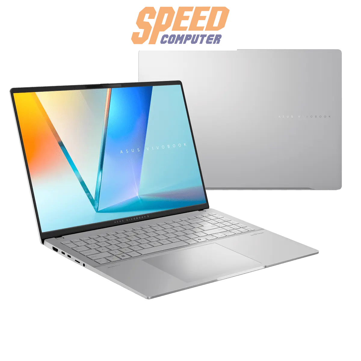 โน๊ตบุ๊ค Asus Vivobook S16 D5606KA - RI782WA Ryzen AI 7 สีเงิน (Cool Silver) - SpeedCom