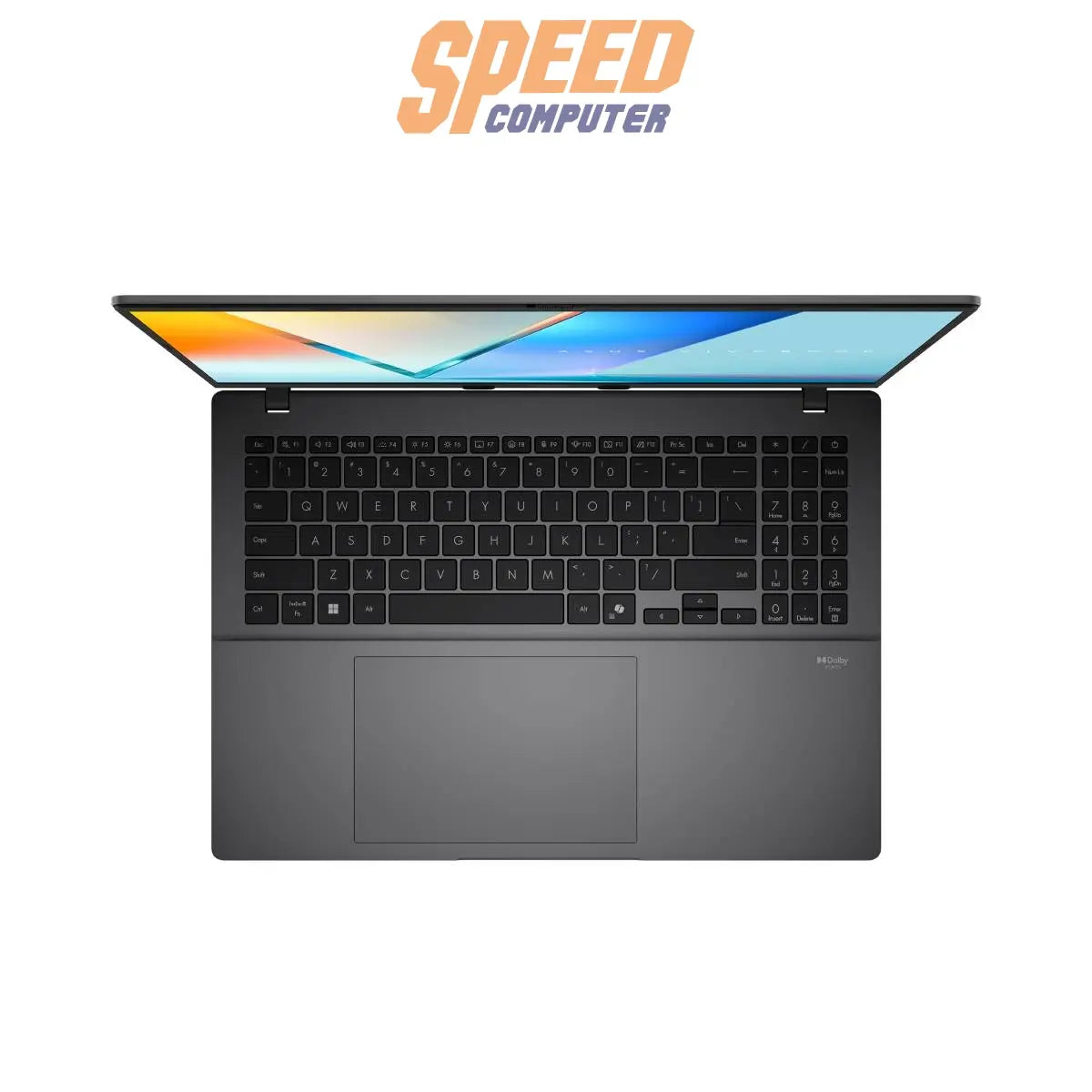 โน๊ตบุ๊ค Asus Vivobook S16 รุ่น S3607CA-RP719WA ชิป Intel Core Ultra 7 255H หน้าจอใหญ่ 16 นิ้ว ดีไซน์บางเบา สีเทา Matte Gray เหมาะสำหรับงานมัลติทาสก์และพกพา