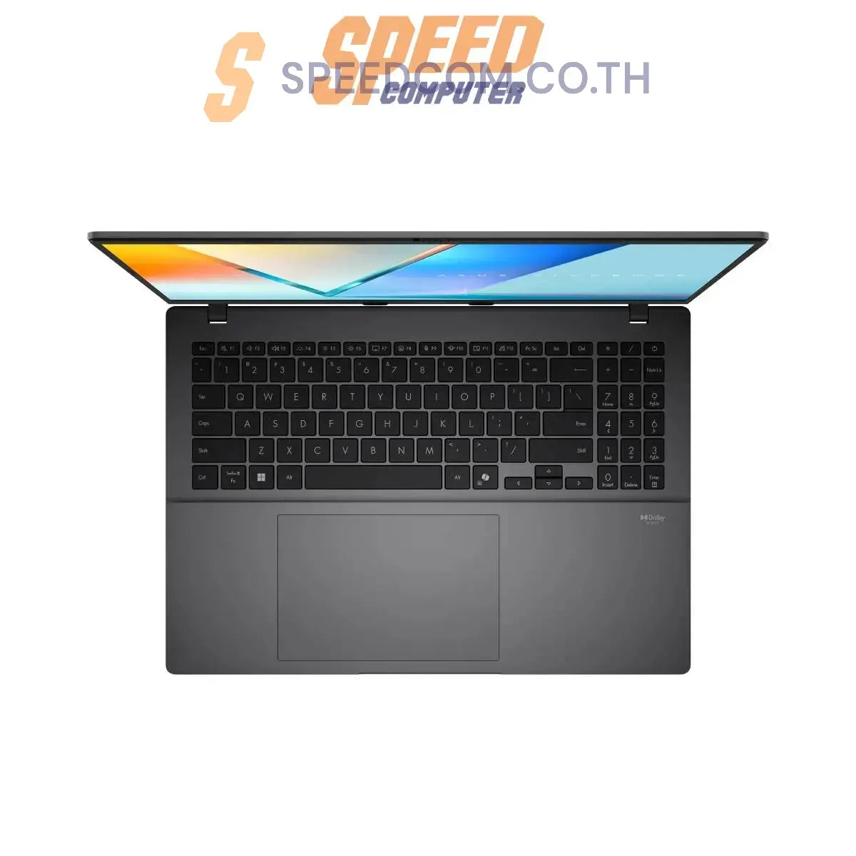 โน๊ตบุ๊ค Asus Vivobook S16 รุ่น S3607CA-RP719WA ชิป Intel Core Ultra 7 255H หน้าจอใหญ่ 16 นิ้ว ดีไซน์บางเบา สีเทา Matte Gray เหมาะสำหรับงานมัลติทาสก์และพกพา