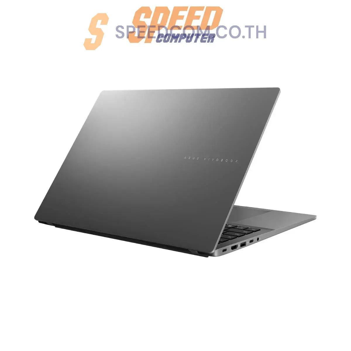 โน๊ตบุ๊ค Asus Vivobook S16 รุ่น S3607CA-RP719WA ชิป Intel Core Ultra 7 255H หน้าจอใหญ่ 16 นิ้ว ดีไซน์บางเบา สีเทา Matte Gray เหมาะสำหรับงานมัลติทาสก์และพกพา