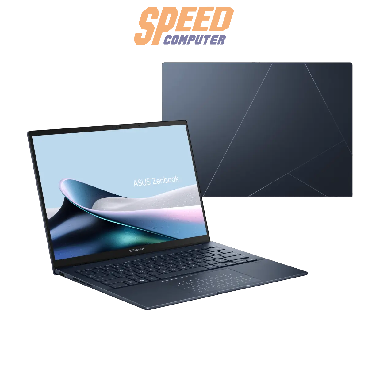 โน๊ตบุ๊ค Asus Zenbook 14 UX3405CA - PP979WA Ultra 9 สีฟ้า (Ponder Blue) - SpeedCom