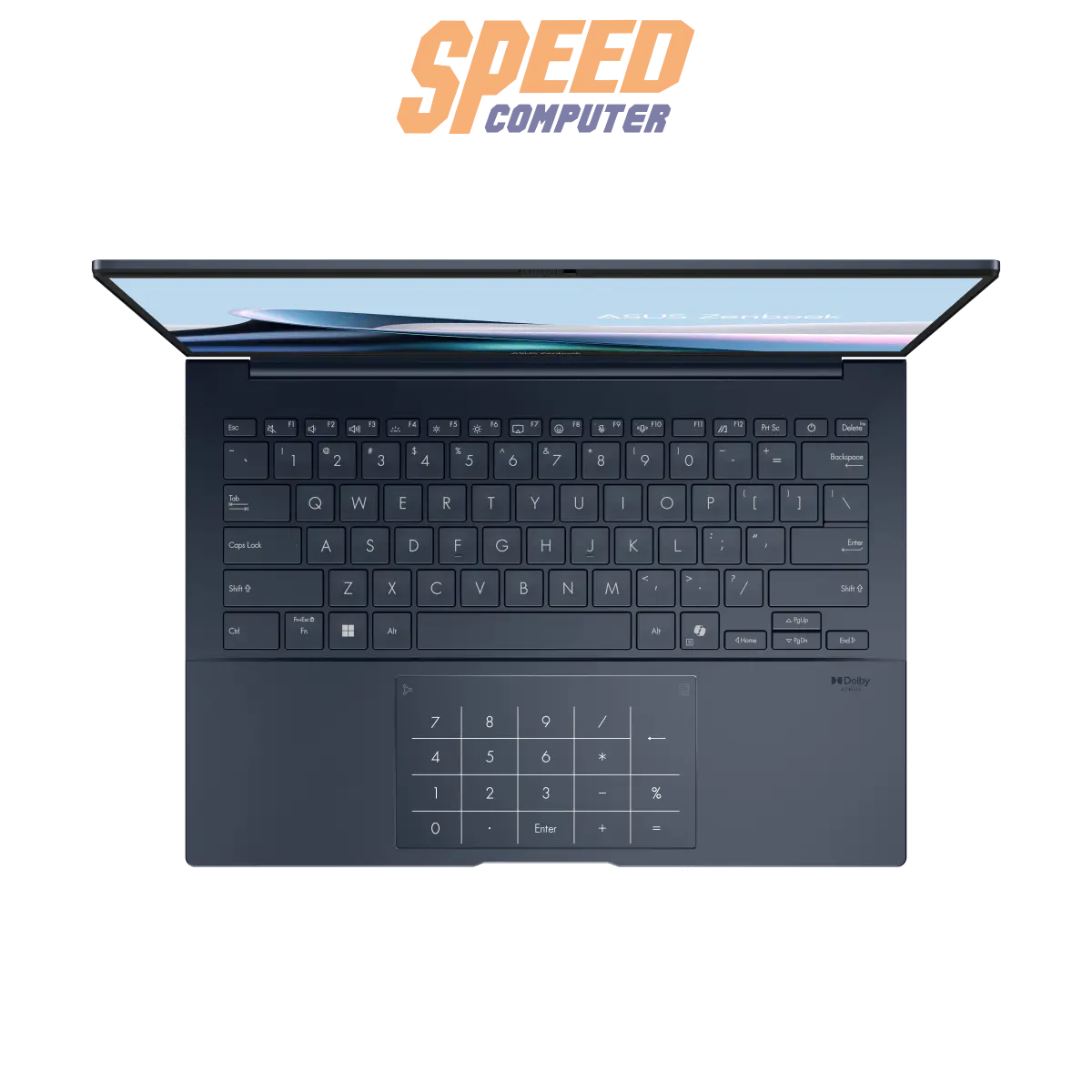 โน๊ตบุ๊ค Asus Zenbook 14 UX3405CA - PP979WA Ultra 9 สีฟ้า (Ponder Blue) - SpeedCom