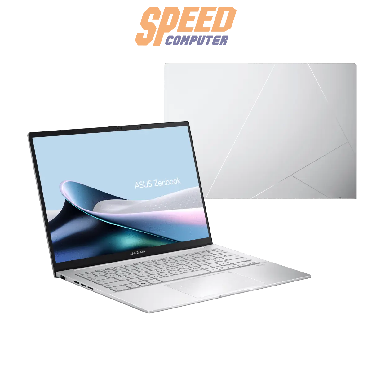 โน๊ตบุ๊ค Asus Zenbook 14 UX3405CA - SILVER971WA Ultra 9 สีเงิน (Foggy Silver) - SpeedCom