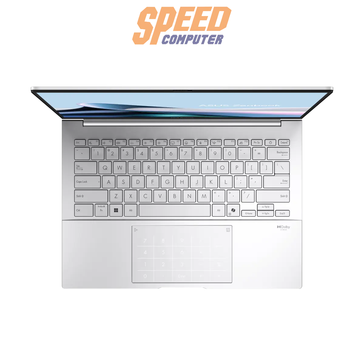 โน๊ตบุ๊ค Asus Zenbook 14 UX3405CA - SILVER971WA Ultra 9 สีเงิน (Foggy Silver) - SpeedCom