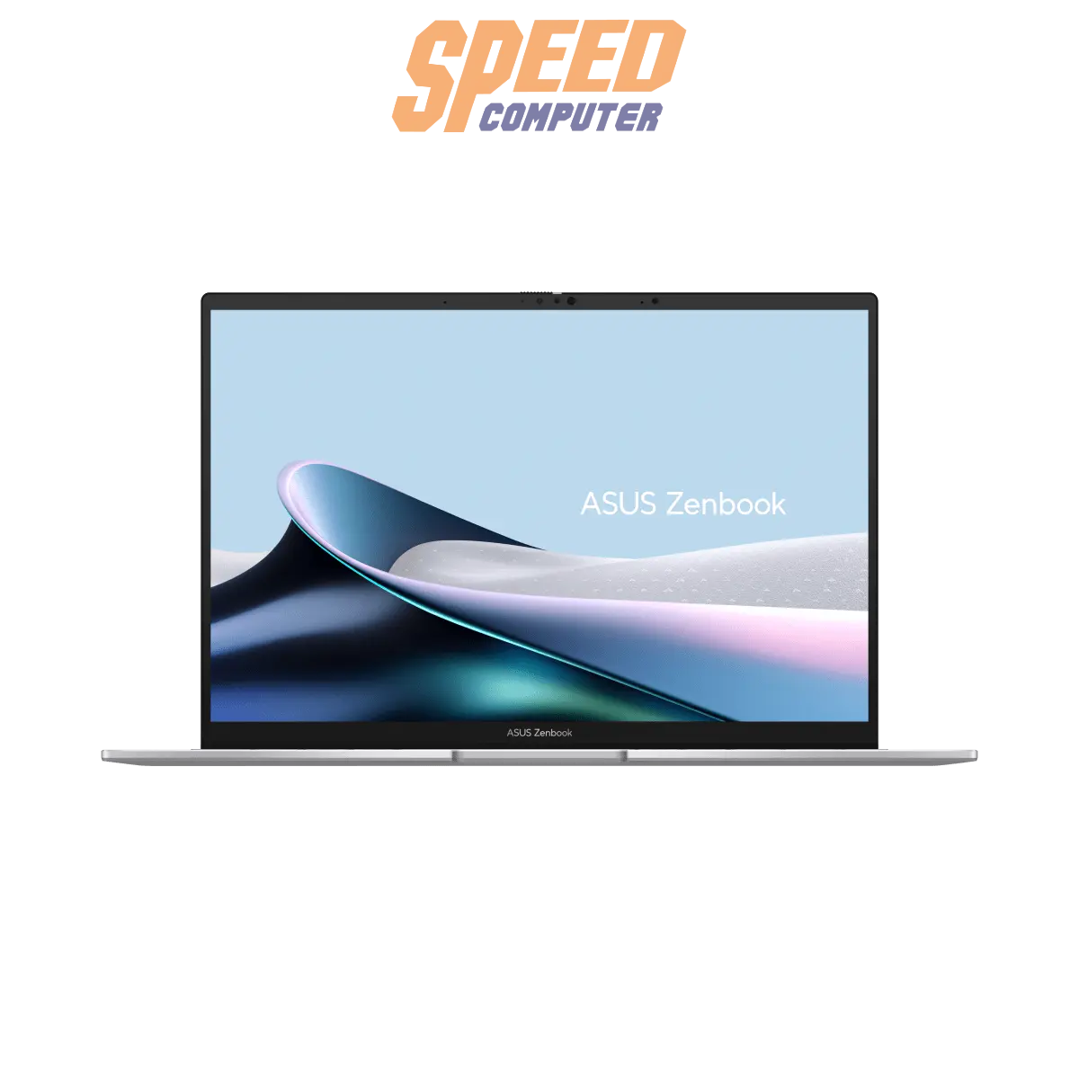 โน๊ตบุ๊ค Asus Zenbook 14 UX3405CA - SILVER971WA Ultra 9 สีเงิน (Foggy Silver) - SpeedCom