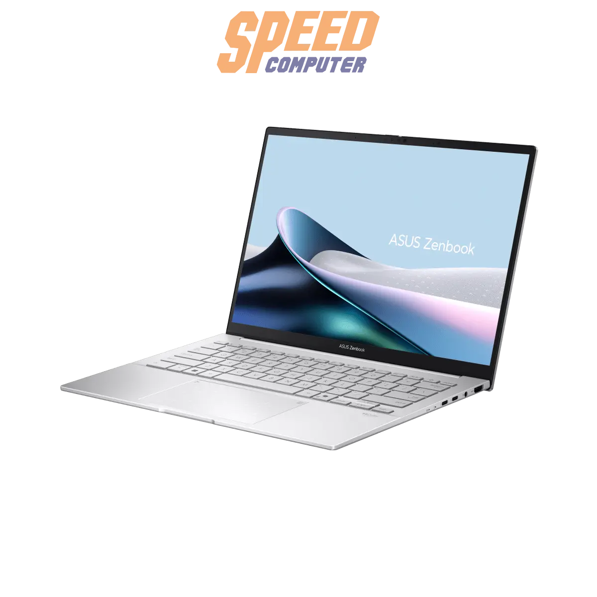 โน๊ตบุ๊ค Asus Zenbook 14 UX3405CA - SILVER971WA Ultra 9 สีเงิน (Foggy Silver) - SpeedCom