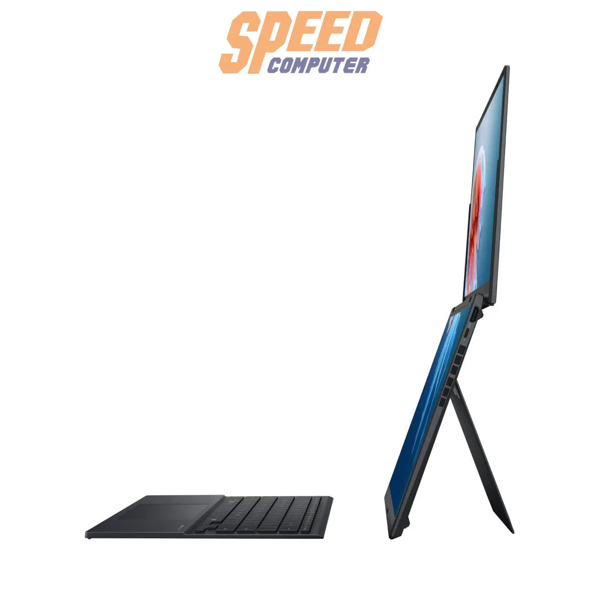 โน๊ตบุ๊ค Asus Zenbook Duo UX8406CA - PZ974WA Ultra 9 สีเทา (Basalt Gray) - SpeedCom