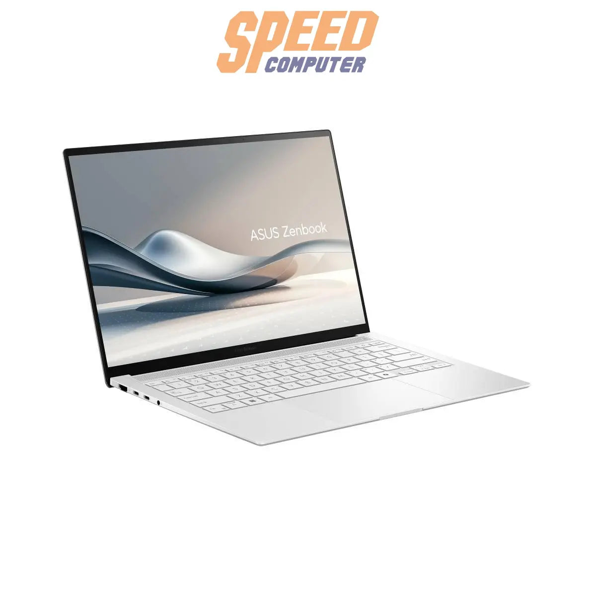 โน๊ตบุ๊ค Asus Zenbook S 14 OLED UX5406SA - PV777WA Ultra 7 สีขาว (Scandinavian White) - SpeedCom