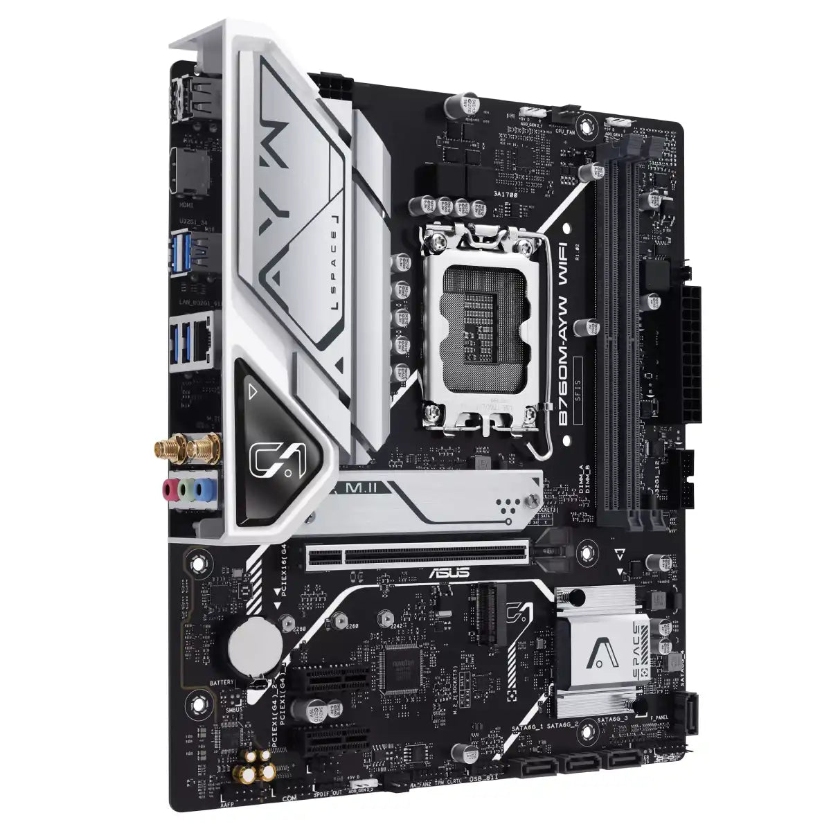 เมนบอร์ด Asus B760M-AYW WIFI DDR5 LGA1700 Micro ATX