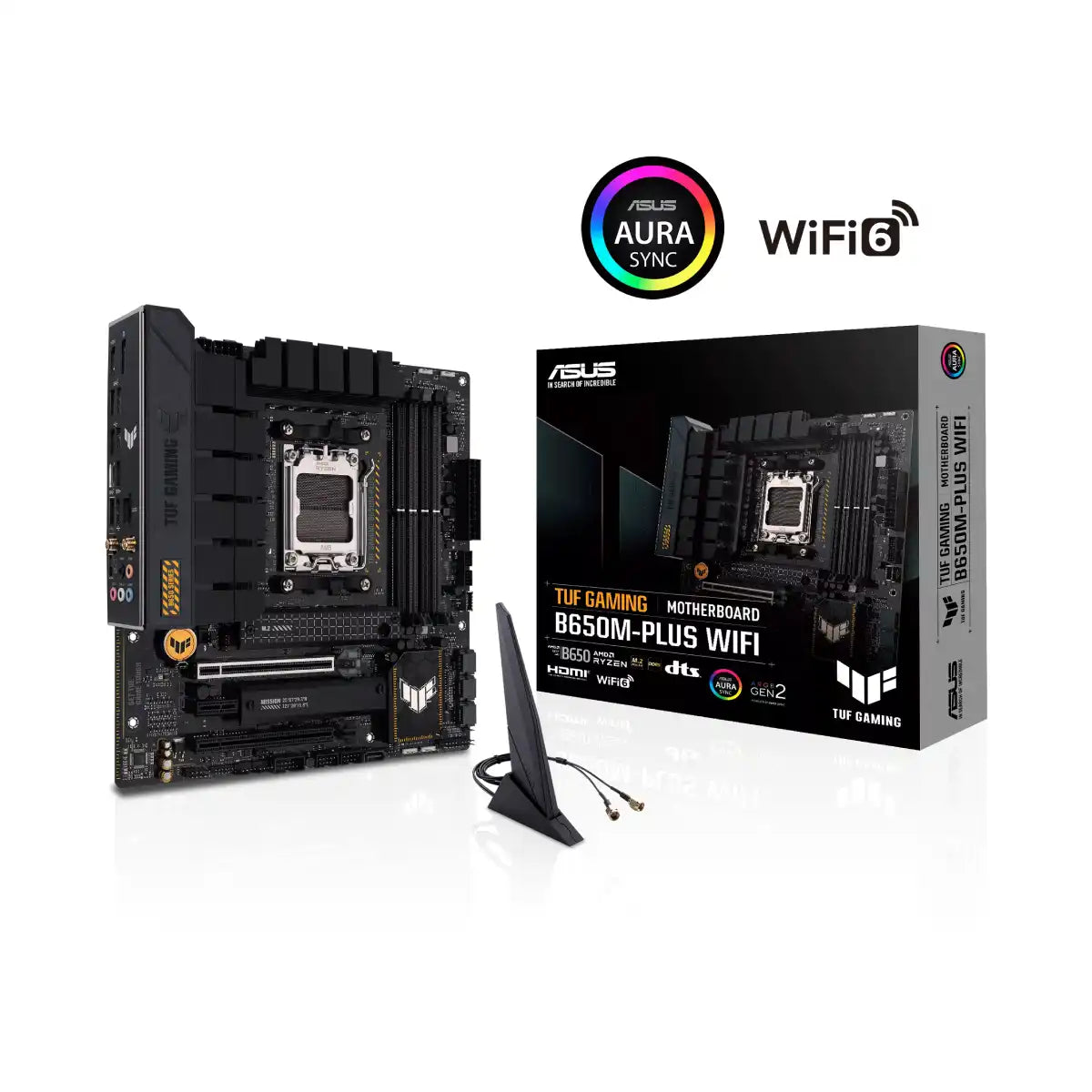 เมนบอร์ด Asus TUF GAMING B650M PLUS WIFI AM5SpeedCom