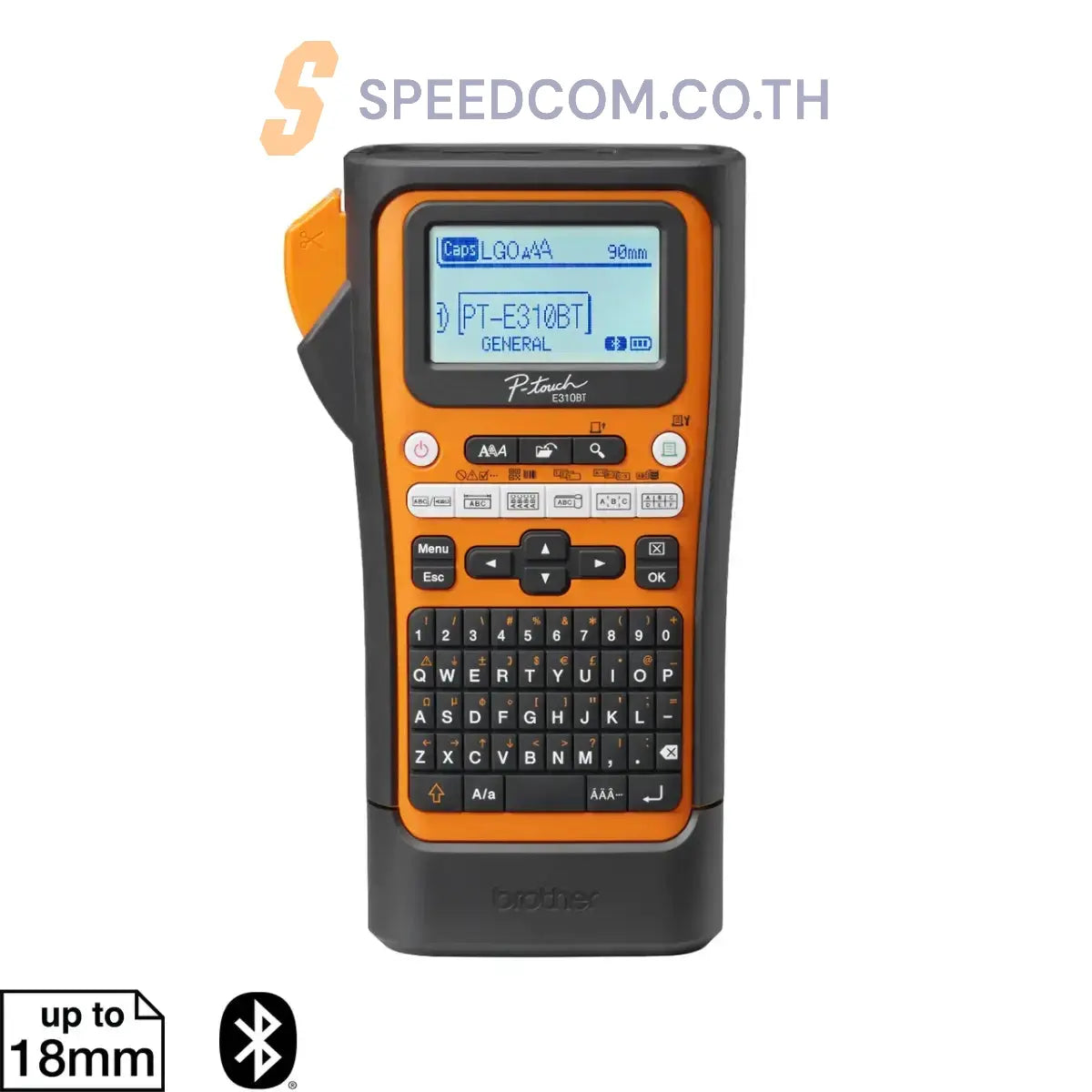 เครื่องพิมพ์ฉลากแบบพกพา BROTHER Printer E310BTVP - SpeedCom