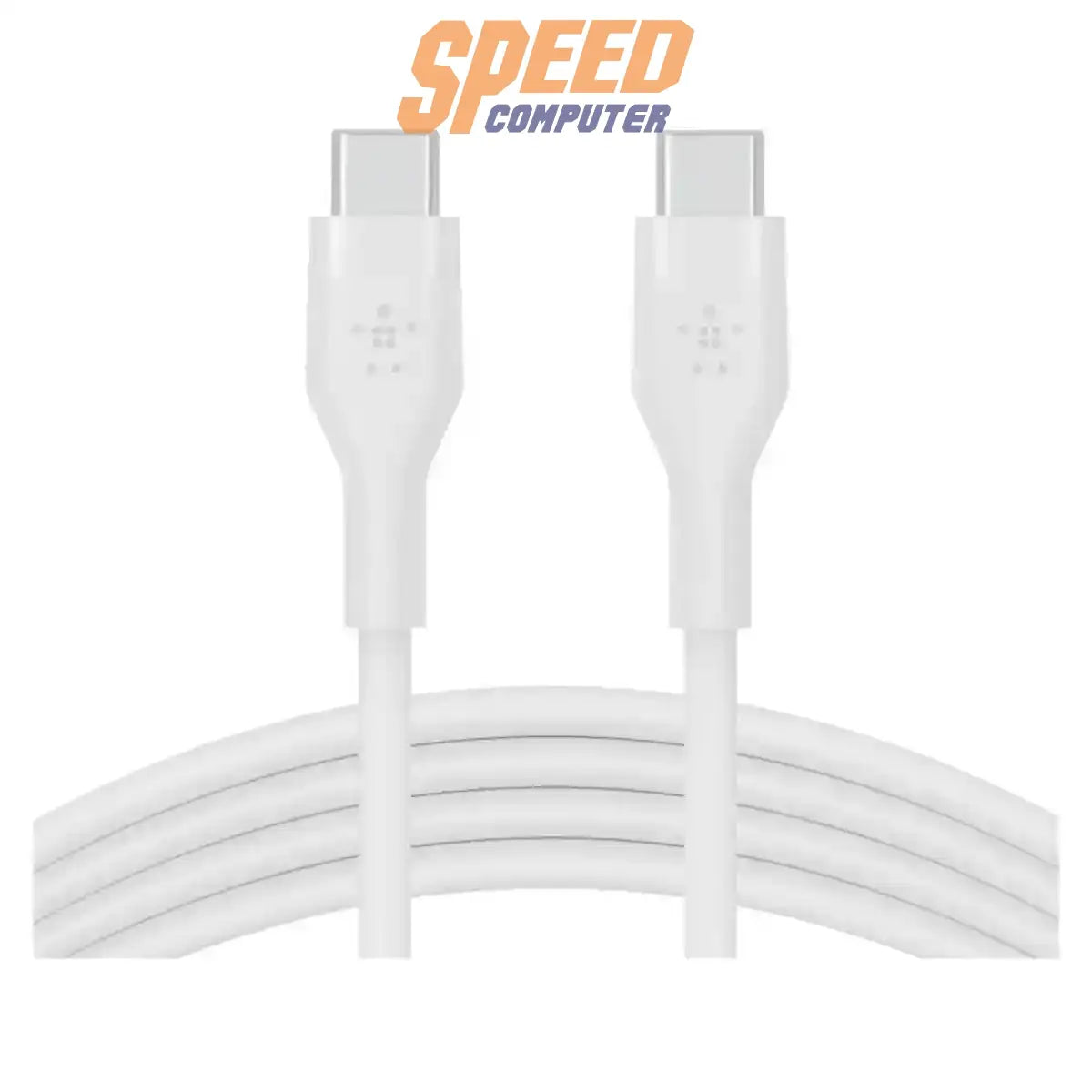 สาย USB-C to USB-C Belkin 1 เมตร รุ่น CAB009BT1MBK รองรับการชาร์จและส่งข้อมูล