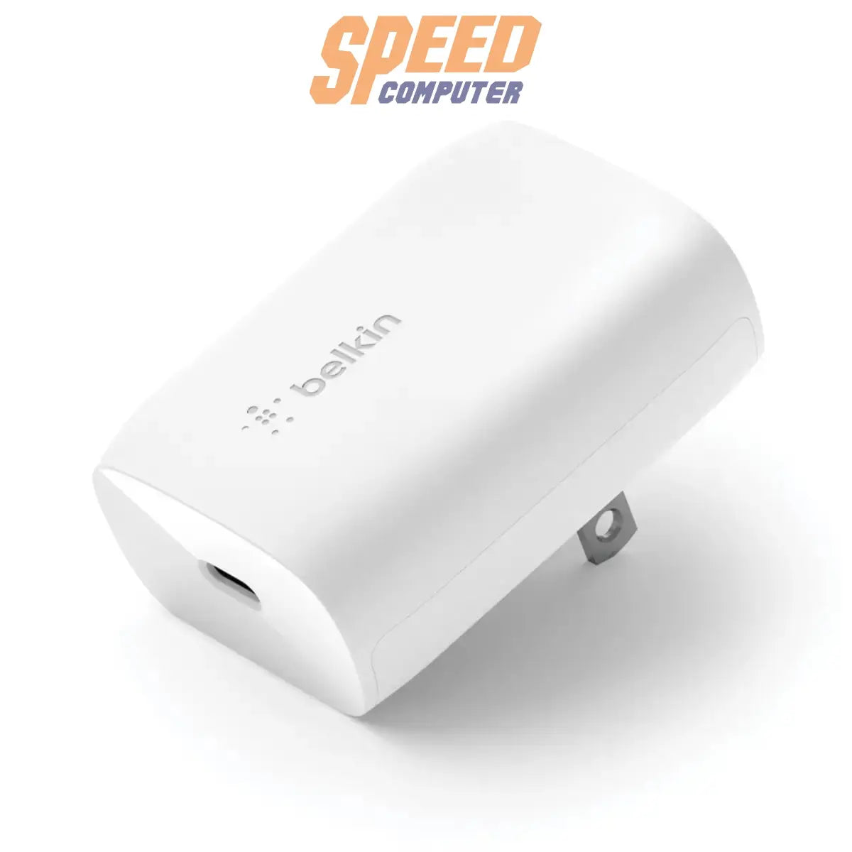 หัวชาร์จติดผนัง Belkin WCA005DQWH ช่อง USB-C สีขาว ขนาดกะทัดรัด