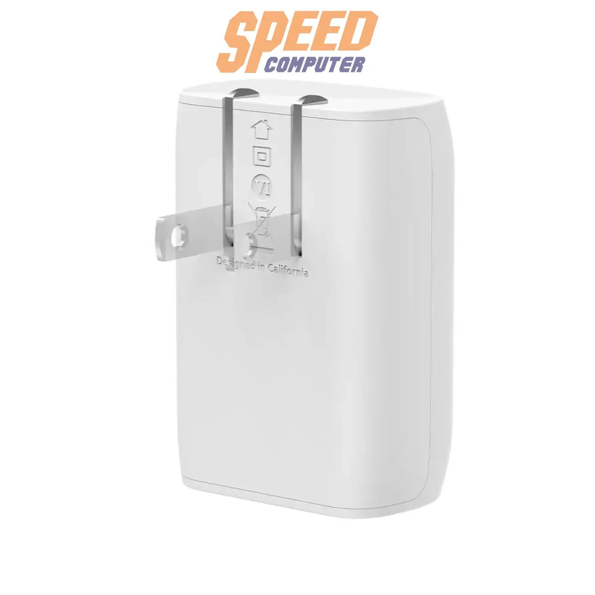 หัวชาร์จติดผนัง Belkin WCA005DQWH ช่อง USB-C สีขาว ขนาดกะทัดรัด