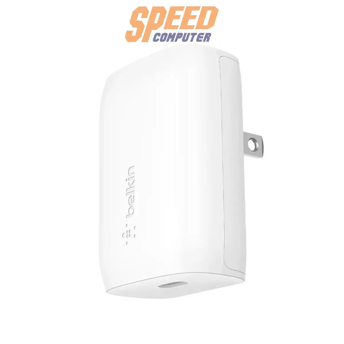 หัวชาร์จติดผนัง Belkin WCA005DQWH ช่อง USB-C สีขาว ขนาดกะทัดรัด