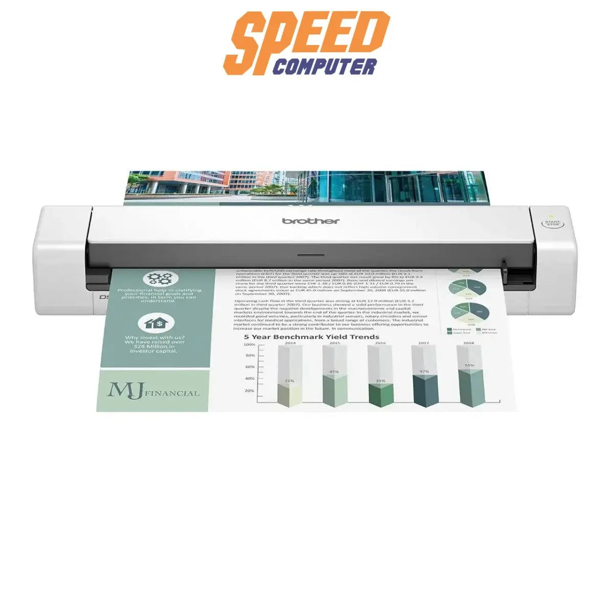 เครื่องแสกนเอกสาร Brother DS - 740D - SpeedCom
