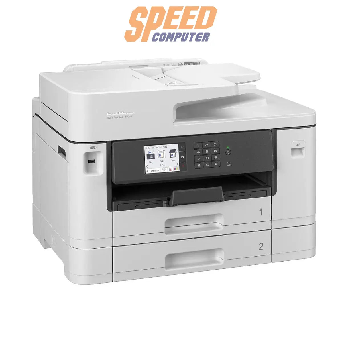 ปริ้นเตอร์อิงค์เจ็ท Brother MFC - J2740DW สีขาว - SpeedCom