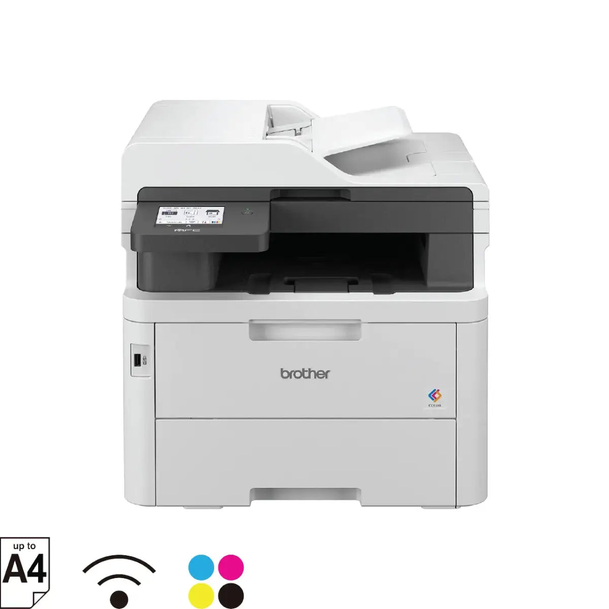 ปริ้นเตอร์เลเซอร์ Brother MFC-L3760CDW สีขาว - SpeedCom