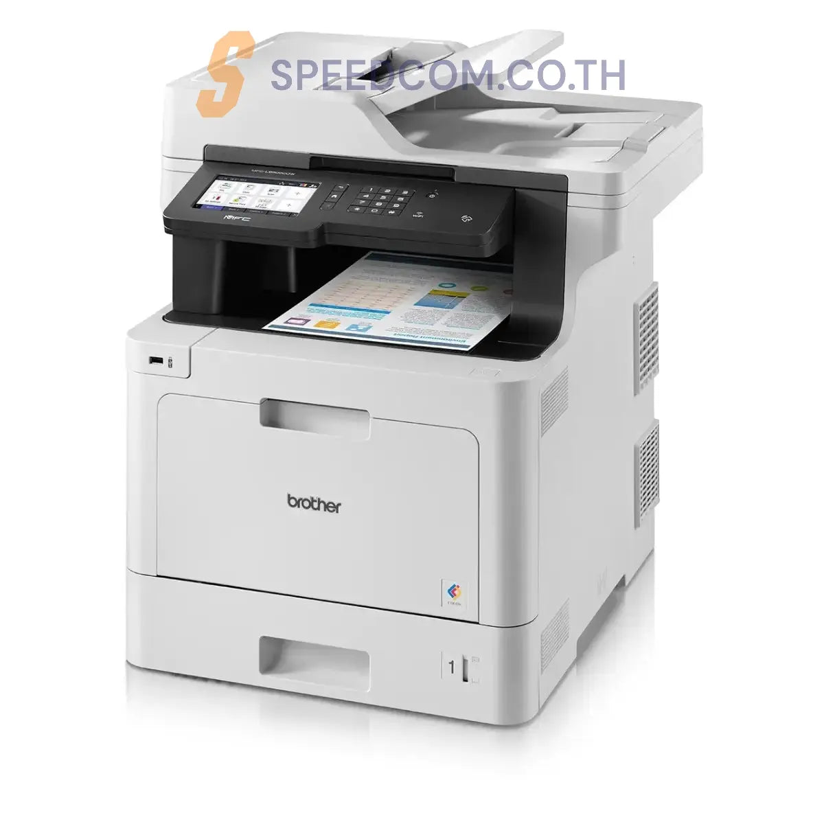 ปริ้นเตอร์เลเซอร์ Brother MFC-L8900CDW สีขาว - SpeedCom