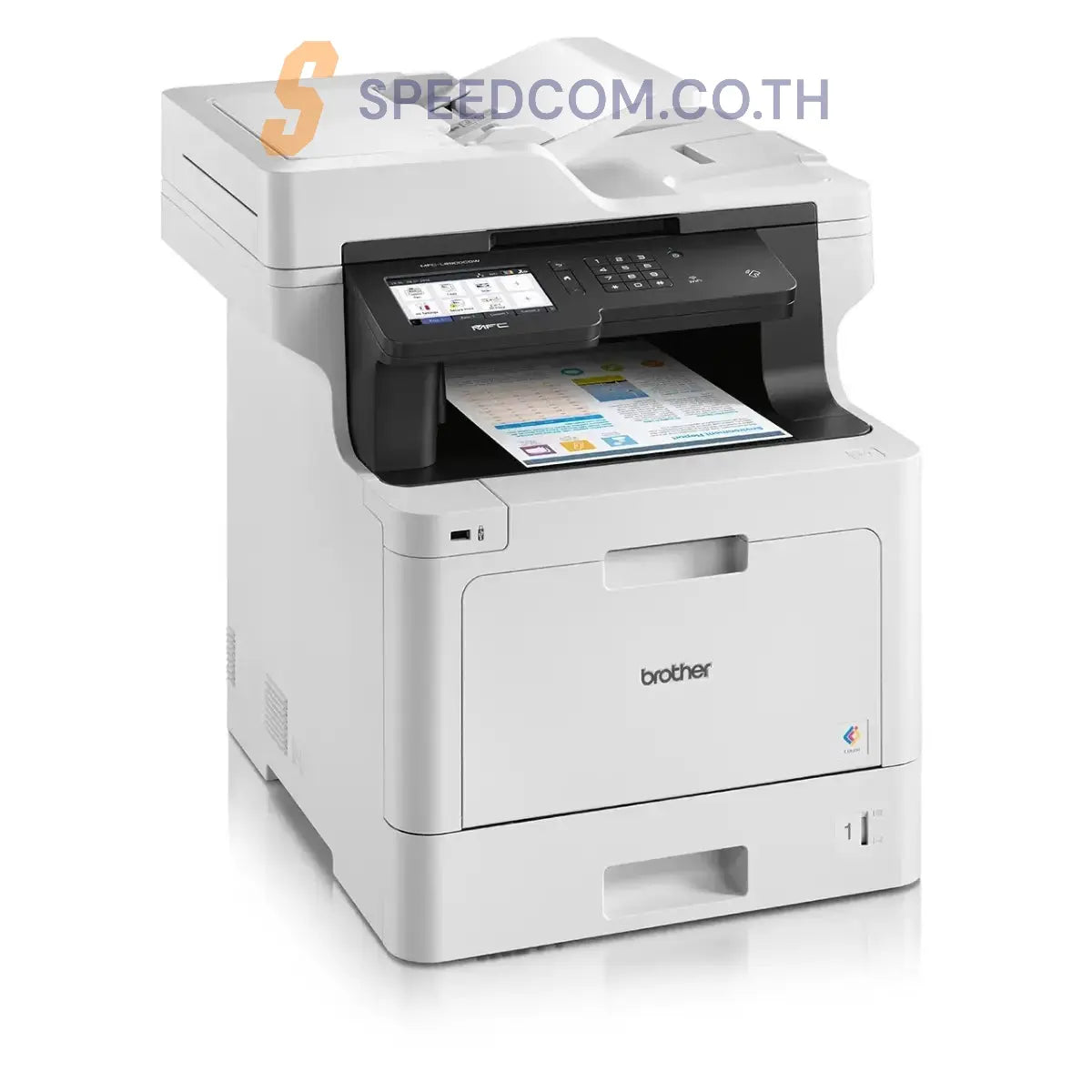 ปริ้นเตอร์เลเซอร์ Brother MFC-L8900CDW สีขาว - SpeedCom