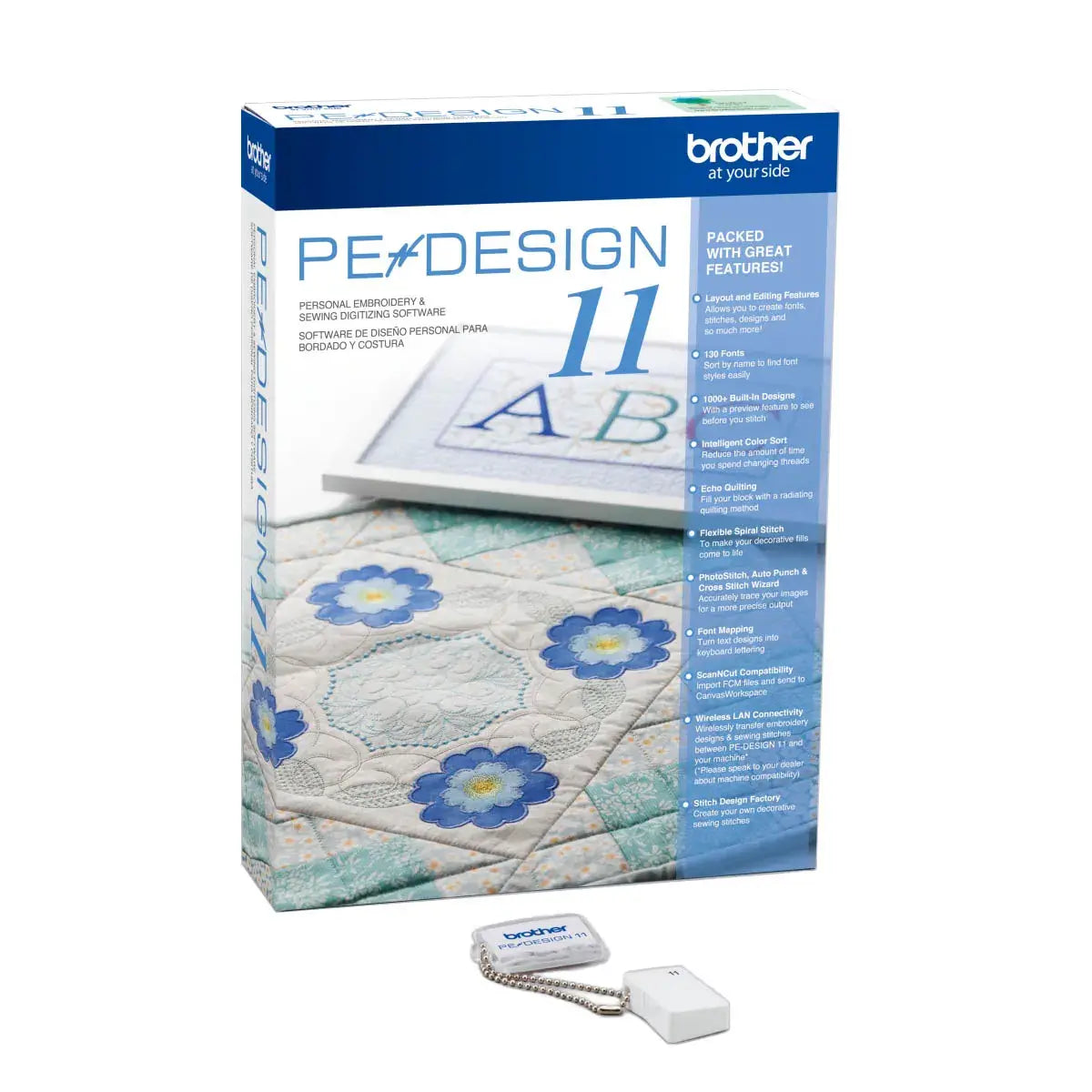 ซอฟต์แวร์ลิขสิทธิ์เเท้สำหรับงานปัก Brother PE-DESIGN 11