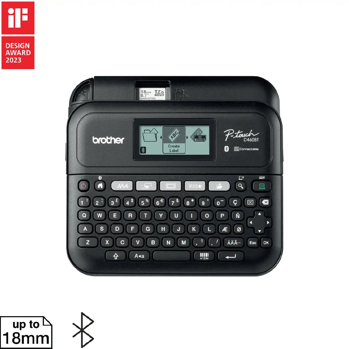 เครื่องพิมพ์ฉลากแบบพกพา Brother PT-D460BT - SpeedCom