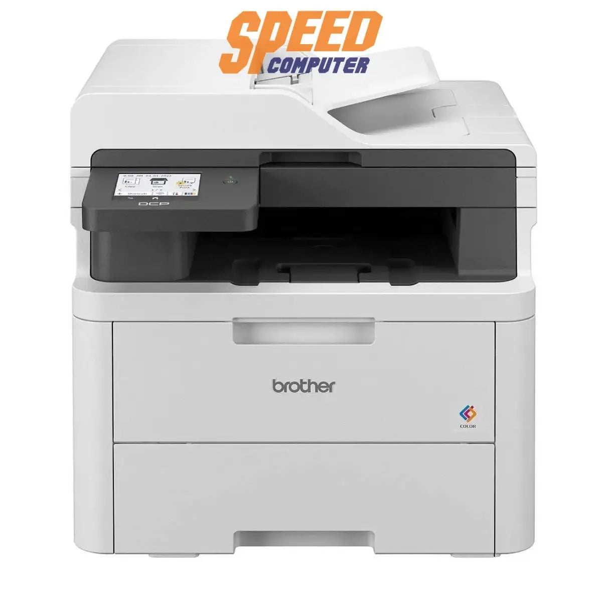 ปริ้นเตอร์เลเซอร์คัลเลอร์ Brother Printer DCP - L3560CDW สีขาว - SpeedCom