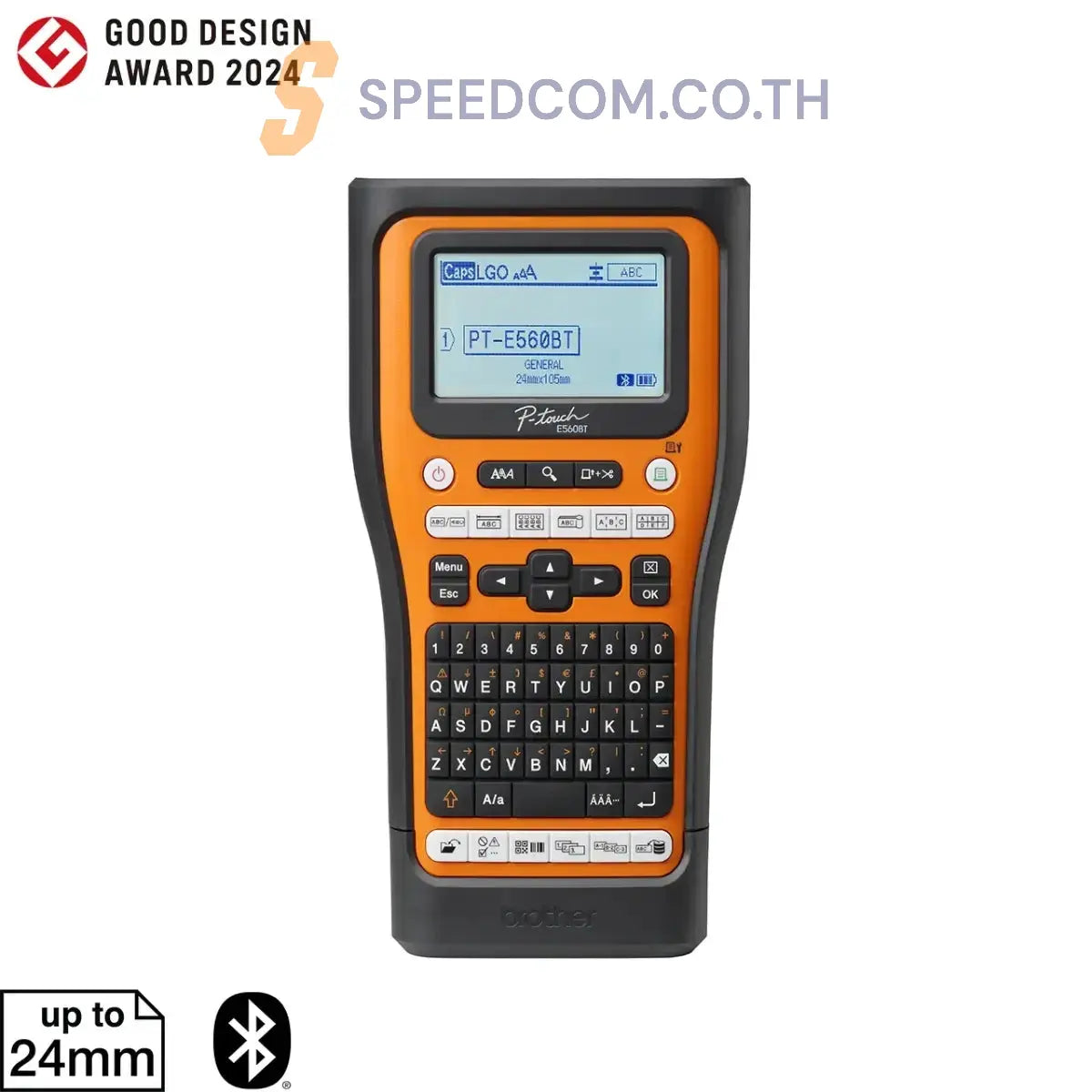 เครื่องพิมพ์ฉลากแบบพกพา Brother Printer PT-E560BTVP - SpeedCom