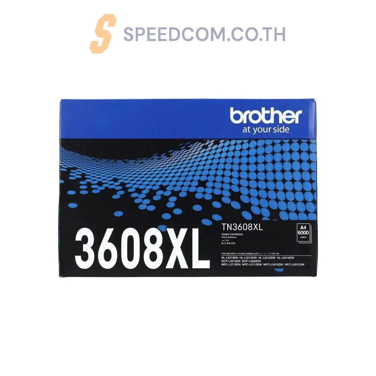 ตลับหมึกอิงค์เจ็ท Brother TN-3608XL สีดำ